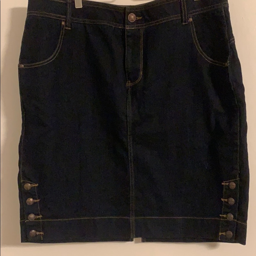 NWOT Lane Bryant Denim Jean Skirt Size 18